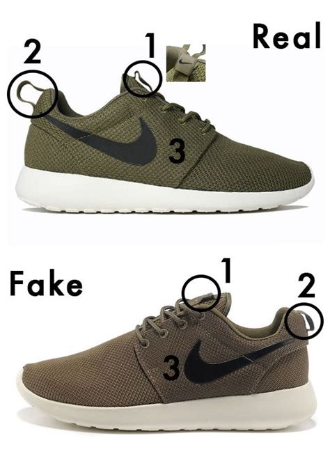 nike roshe one original vs fake|how to check for fake nikes.